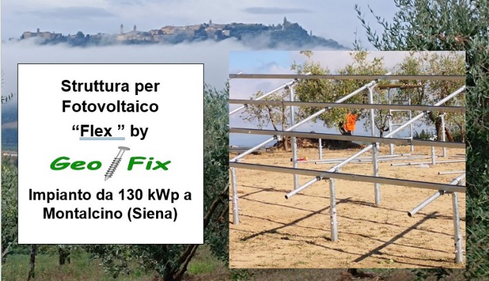 Struttura per impianto fotovoltaico